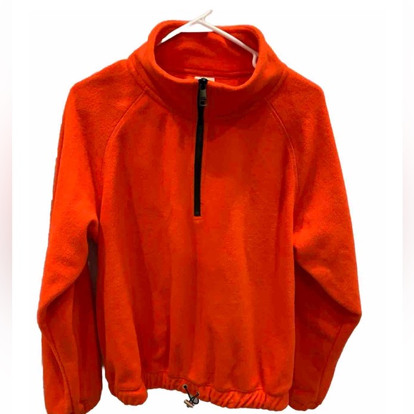 Love & Sports Mens  Sweatshirt Pullover Orange Size Large - Picture 3 of 8